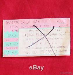 NIRVANA Concert Ticket Stub 90's TOUR Dec 29, 1993 San Diego Sports Arena