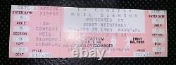 Neil Diamond Chicago Stadium Unused Concert Ticket! 4-28-1983 Absolutely Mint