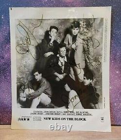 New Kids On The Block Autographed Photo Ticket Stubs Z100 Concert Books 90's