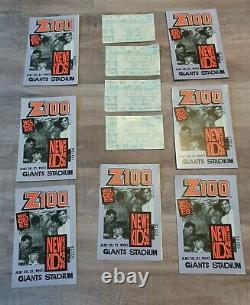 New Kids On The Block Autographed Photo Ticket Stubs Z100 Concert Books 90's