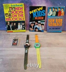 New Kids On The Block Autographed Photo Ticket Stubs Z100 Concert Books 90's