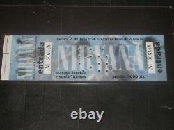 Nirvana 1992 Concert Ticket Stubjuly 2,1992plaza De Torosvalencia Spain