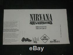 Nirvana 1992 Concert Ticket Stuble Zenith Paris France6/24/92kurt Cobain