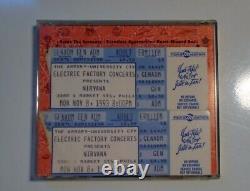 Nirvana 1993 In Utero Pair of Philly Concert Ticket Stubs Kurt Cobain Dave Grohl