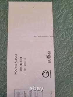 Nirvana 1994 Paris Concert Ticket In Utero Tour Unused