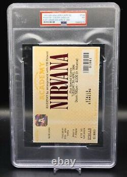 Nirvana Concert Ticket Stub Canceled April 5 1994 Day Of Kurt Cobain Suicide Psa