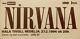 Nirvana Concert Ticket Stub Ljubljana Slovenia 2-27-1994 2nd To Last Show Rare