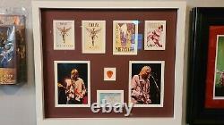 Nirvana Concert used pick by Kurt Cobain plus passes and ticket stub, pictures