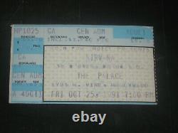 Nirvana & Hole 1991 Concert Ticket Stubthe Palacehollywood10/25/91 Rare