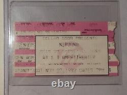 Nirvana Kurt Cobain Concert Ticket Stub Nov 27 1993 At&t Amphitheater