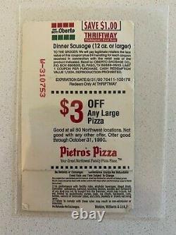 Nirvana Sonic Youth Concert Ticket Stub Moore Theater Seattle 1990