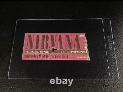 Nirvana Ticket Stub 1994 February 9 Madrid Spain Concert Kurt Cobain Live Rare