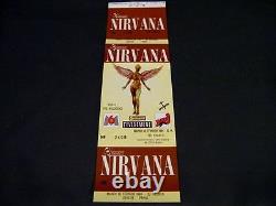 Nirvana Very Rare Concert Ticket Stub 1994 Kurt Cobain GUEST THE BUZZCOKS