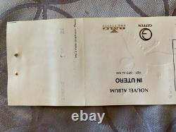 Nirvana Very Rare Concert Ticket Stub 1994 Kurt Cobain GUEST THE BUZZCOKS