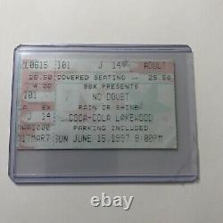 No Doubt Weezer Coca Cola Lakewood Concert Ticket Stub Vintage June 1997