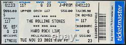 November 23rd 2021 The Rolling Stones No Filter USA Tour Full Concert Ticket
