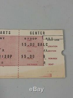 ORIGINAL Janis Joplin 1969 Concert Ticket Stub Saratoga New York Post Woodstock