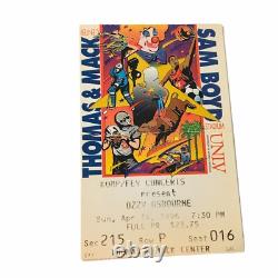 OZZY OSBOURNE LAS VEGAS SAM BOYD STADIUM 1996 Concert Ticket Stub RARE