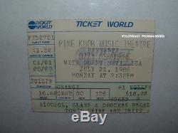 OZZY OSBOURNE / METALLICA 1986 Concert Ticket Stub DETROIT MI Cliff Burton RARE