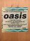 Oasis Ticket Stub Used 1995 Gig Stoke Trentham Gardens Concert Uk England Tour