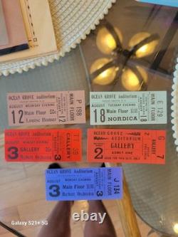 Ocean Grove NJ Great Auditorium Concert Ticket Collection. Vintage. 1895-1925