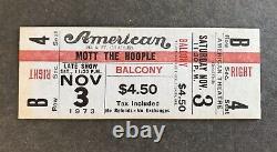 Old 1973 Mott the Hoople Aerosmith Concert Ticket Stub St. Louis Missouri Queen
