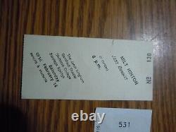 Old Concert Tickets Phish Ike Willis Milt Hinton Union/skidmore College Roseland