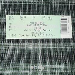 One Direction FULL UNUSED Concert Ticket Stub PHILLY 6/25/13 Harry Styles Rare