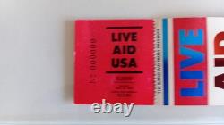 One of a Kind Original LIVE AID Concert Ticket Stub! JFK Stadium 1985