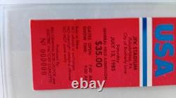 One of a Kind Original LIVE AID Concert Ticket Stub! JFK Stadium 1985