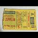 Orig 1977 Led Zeppelin North American Concert Tour Ticket Stub Last Us Tour