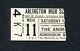 Original 1967 Eric Burdon The Animals Concert Ticket Stub Arlington High School