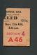 Original 1974 Ac/dc Lou Reed Concert Ticket Stub Melbourne Before Bon Scott Rare