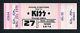 Original 1979 Kiss Concert Ticket Stub Fresno Ca Dynasty Tour