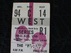 Original Aug17 1966 Beatles Concert Ticket Stub Maple Leaf Gardens- Toronto