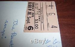 Original Beatles 1964 Concert Ticket Stub Olympia Stadium Detroit RARE