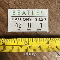 Original Beatles Concert Ticket Stub Sept 15, 1964 Public Hall Cleveland, Ohio