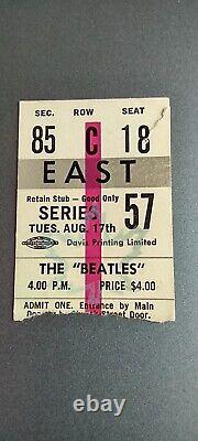 Original Beatles ticket stub 1965, Maple Leaf Gardens, compare to other sellers