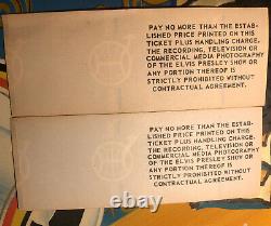 Original Elvis Concert Ticket Stub / Asheville N. C. May 30 1977 Real Tickets