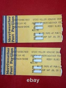 Original Moody Blues Vintage Concert Ticket Stubs Columbia Maryland