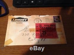 Original Nov 25 1956 Elvis Presley Concert ticket stub