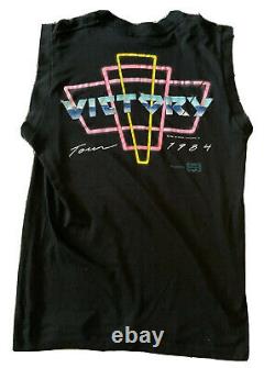 Original Vintage Michael Jackson 1984 Victory Tour T-shirt + Concert Ticket Stub