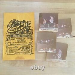 Original Waylon Jennings 1978 Concert Handbill Flyer Poster and Personal Photos