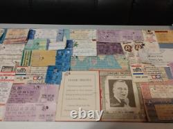 Over 70 Vintage Concert And Sporting Event Ticket Stubs
