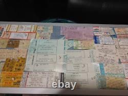 Over 70 Vintage Concert And Sporting Event Ticket Stubs