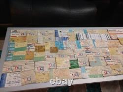 Over 70 Vintage Concert And Sporting Event Ticket Stubs