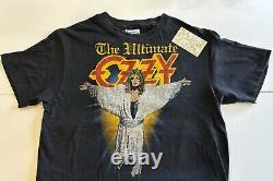 Ozzy Osborne Ultimate Sin Tour Shirt With Original Ticket Stub From Concert Vtg