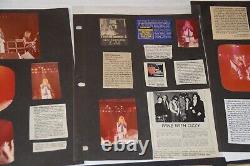 Ozzy Osbourne / Black Sabbath Ephemera Lot Ticket Stub Photos From Concert MORE
