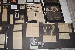 Ozzy Osbourne / Black Sabbath Ephemera Lot Ticket Stub Photos From Concert MORE