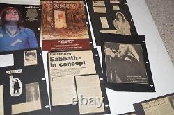 Ozzy Osbourne / Black Sabbath Ephemera Lot Ticket Stub Photos From Concert MORE